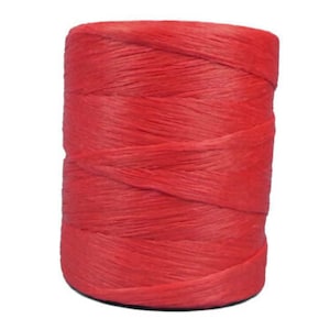 Imitation Sinew 544 Yard Spool of Red 1/8th wide 70 lb test (287-16-533-RD) A8