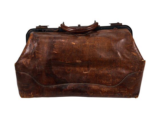 Antique Leather Doctor's Bag (1112-10-G01) Y2N - Etsy