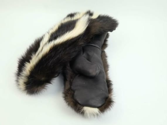 Real Skunk Mitts Made in USA (697-10-G3018) Y1G - Etsy