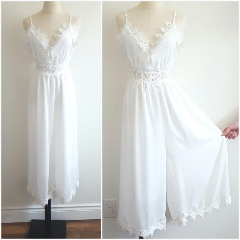 etsy white jumpsuit