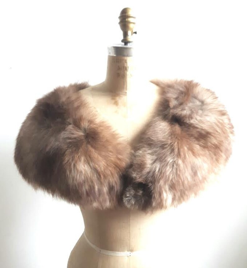 fox fur collar vintage