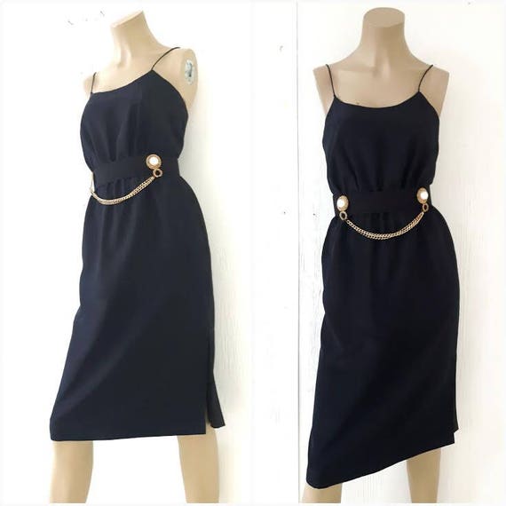 black silky night dress