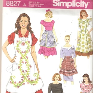 Simplicity Sewing Pattern 8827 - Family Patterns - Apron - Sizes 4-12