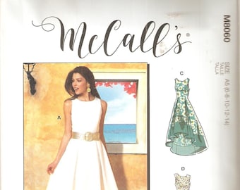 McCall's Schnittmuster 8060 - Damenmode - Misses Kleid - Größe 36-44