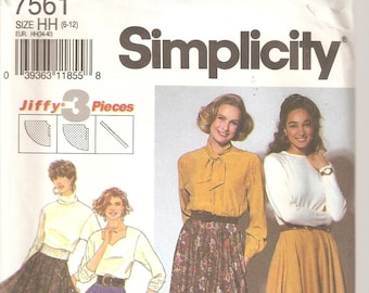 Einfachheit 7561 - Schnittmuster - Damenmode - Tellerrock - Größe 36-38