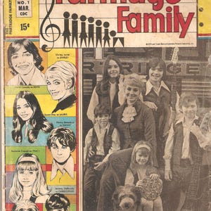 VINTAGE SAMMLERSTÜCKE - The Patridge Family Comic Book - Band 1, Nr. 1 März 1971