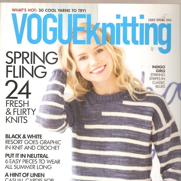 Vogue Knitting Magazines - Knitting Patterns - Women's Clothes - Fashion Knits