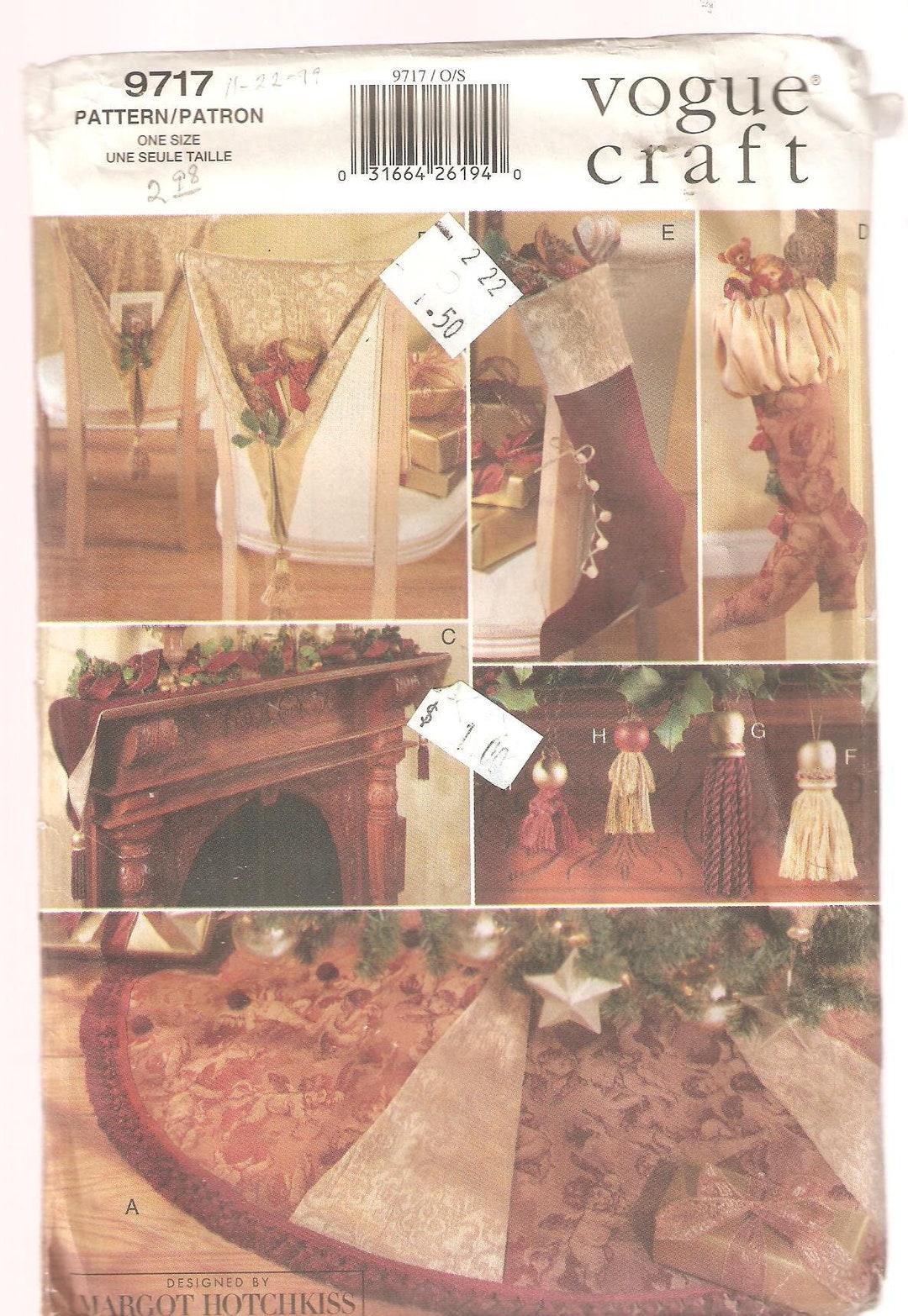 Vogue Sewing Pattern 9717- Home Accessories - Home Decorating ...