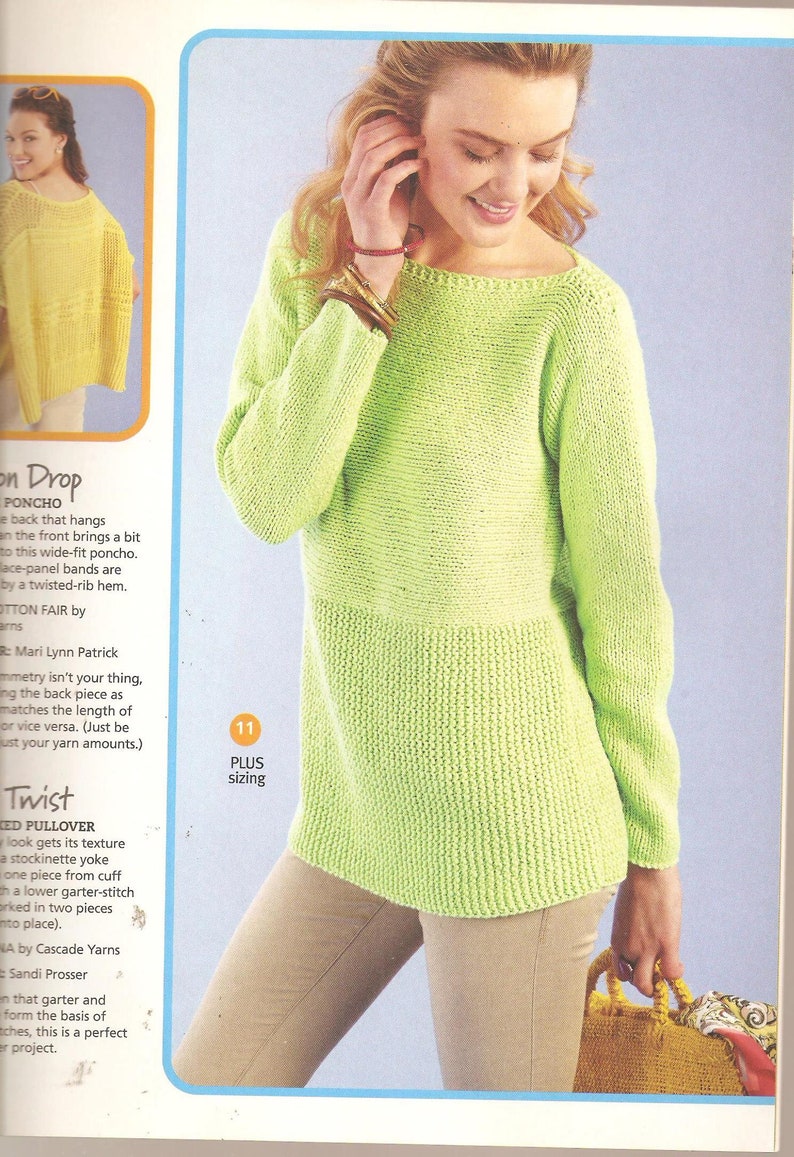 Knit Simple Magazine Knitting Patterns Women's Clothes Etsy