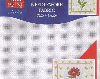 Needlework Fabric -Embroidery - Aida Fabric - Kit