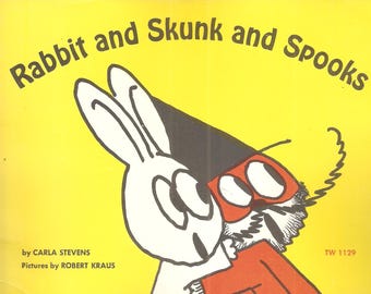 Halloween Vintage Kinderbücher - Die Hexe von nebenan - Kaninchen & Stinktier und Spuk - Georgie und der laute Ghose