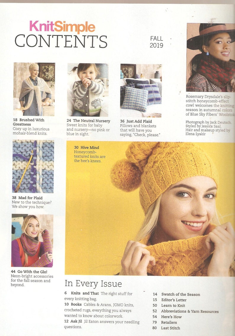 Knit Simple Magazine Knitting Patterns Women's Clothes Etsy