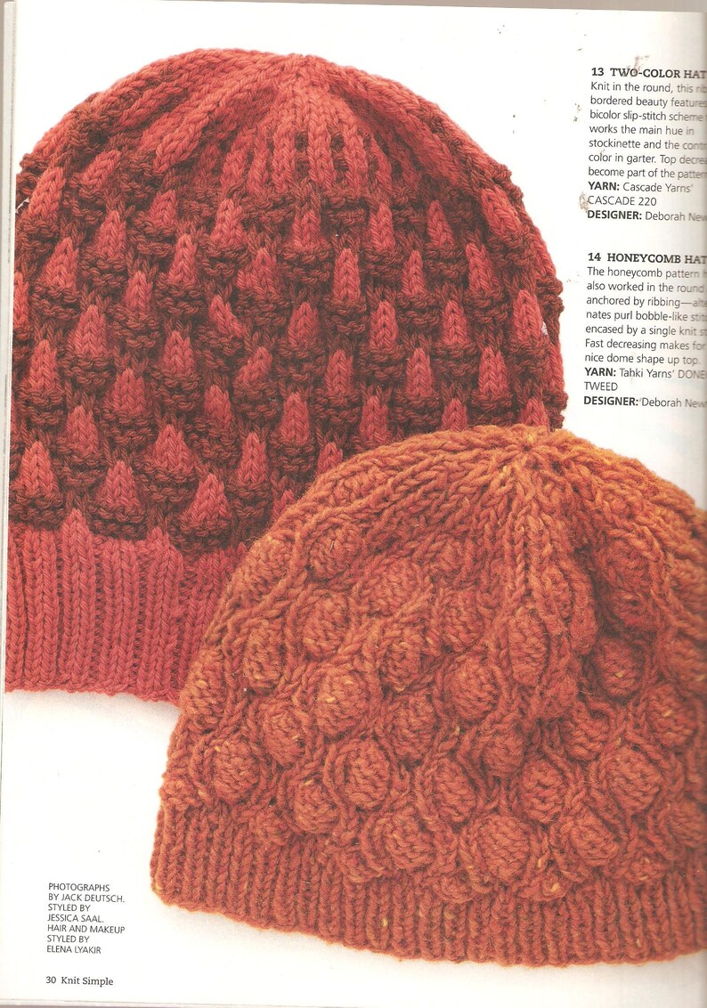 Knit Simple Magazine Knitting Patterns Women's Clothes Etsy
