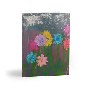 Lebendige Blumen Grußkarten für alle Anlässe | 8, 16, 24 tlg | Vervollkommnen Sie für Geburtstage, danke, Jahrestage und mehr