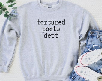 Tortured poets department Sweatshirt Taylor Swift Shirt taylor swift new album sweatshirt love and poetry taylor swift teen gift swiftie tee