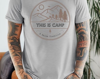 Maine shirt upta camp shirt maine gift Maine tee Maine outdoors shirt gifts for him dad gift for her maine t shirt lake life shirt maine