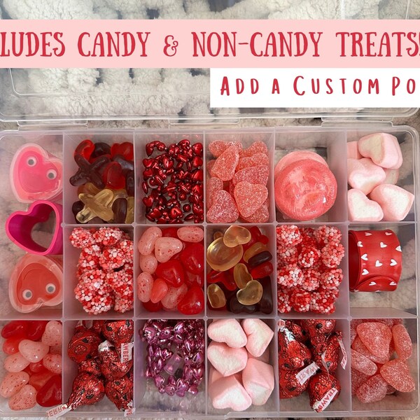 Valentines Day kids tackle box candy tackle box kids valentines gift box kids valentines day basket chocolate valentines non-candy favors