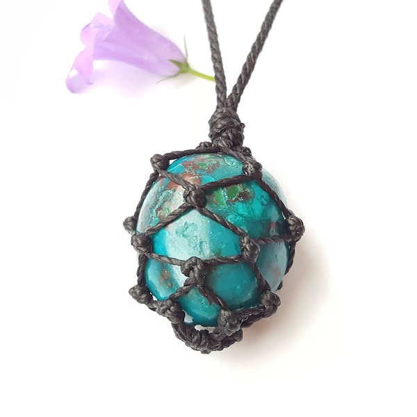 Chrysocolla Necklace - Etsy