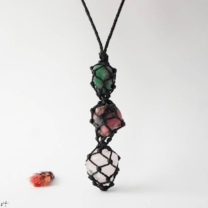 Taurus pendant, Taurus necklace, Taurus birthsign, Taurus zodiac sign, Taurus star sign, emerald pendant, rhodonoite, rose quartz necklace