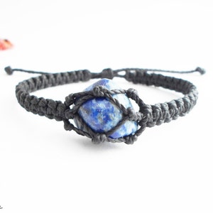 Mens bracelet, jewelry for men, Lapis lazuli bracelet, Lapis lazuli jewelry, mans bracelet, lapiz lazuli, healing stones, for men