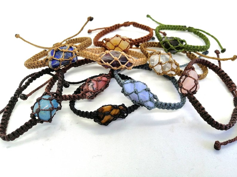 Crystal bracelet, mens bracelet, mens crystal bracelet, healing bracelet, mans bracelet, chakra bracelet, healing crystals, mens jewelry image 5