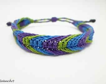 Colourful Wristband for Men and Teens - Beach Bracelet - Ideal for Surfers