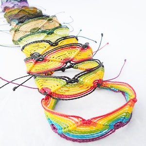 Handmade Friendship Bracelet - Adjustable - Custom Pick Colours