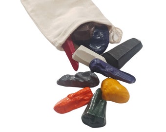 Crayon Rocks: Montessori Eco Gift Set, Colorful Gem Crayons