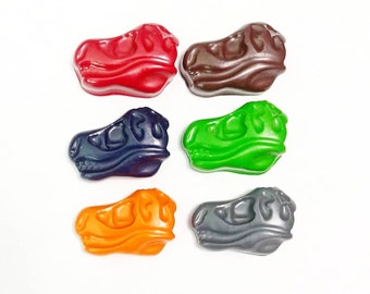 T-Rex Skull Crayons: Dinosaur Party Favors, Paleontologist Gift