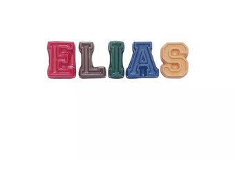 Personalized Name Crayons: Alphabet Letter Novelty Gift