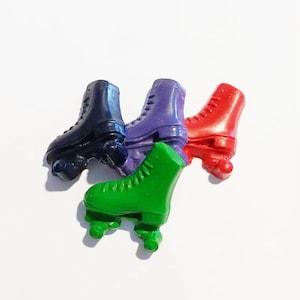 Roller Skate Crayons: 80s Party Favors, Recycled Wax