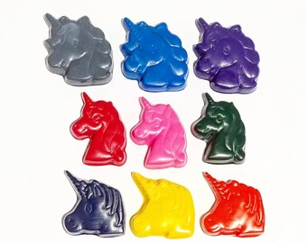 Unicorn Crayons, Unicorn Party, Rainbow Party, Party Favors, Unicorn Birthday, Horse Crayons, Chunky Crayons, Toddler Crayons, Magical, Gift