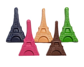 Eiffel Tower, Paris Crayons, Party Favors, Travel, Unique Gifts, Custom Crayons, Kids' Travel, Birthday, Classroom Favors, Candy Alternative