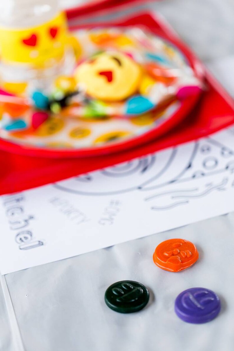 Emoji Crayons Emoticon Emoji Party Emoji Gifts Emoji Etsy