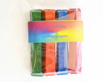 Goats Milk Soap Crayons: Washable Bath Toys, Party Favors