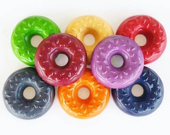 Doughnut Crayons: Chunky Toddler Crayons, Party Favors (Set of 8)