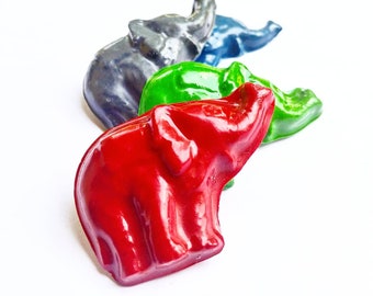 Elephant Crayons: Circus Party Favors, Zoo Animal Gift