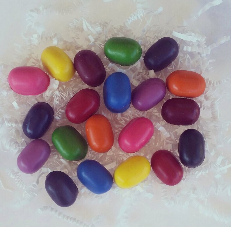 Easter Crayons, Jelly Bean, Egg Crayons, Rock Crayons, Sensory, Egg Fillers, Basket Filler, Easter Party, Class Favors, Candy Alternative image 5