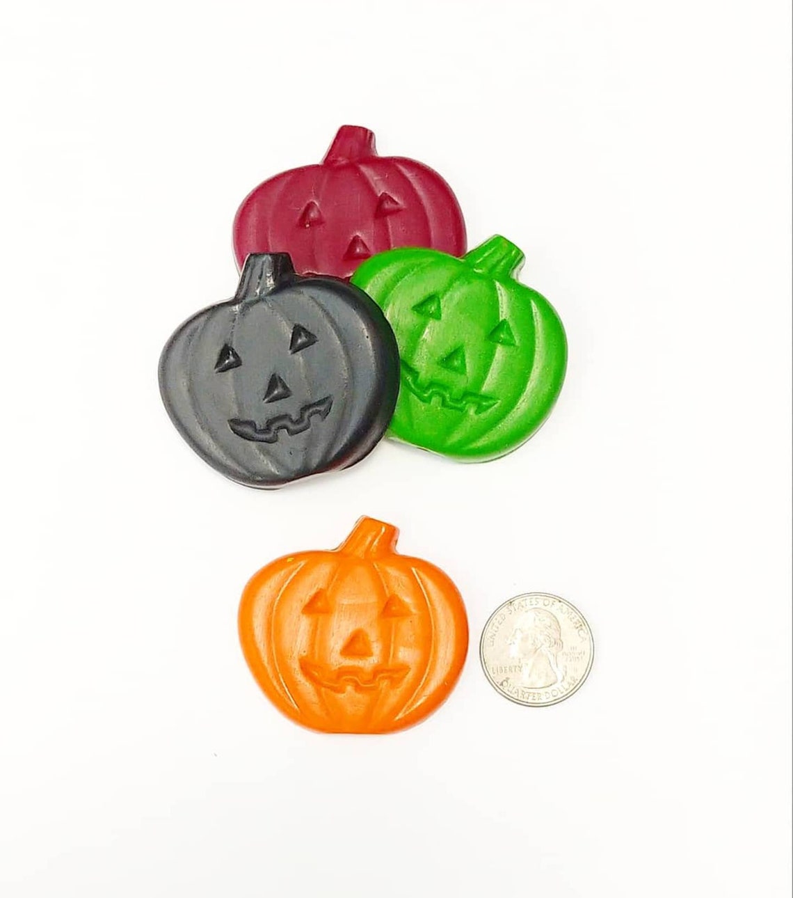 Halloween Crayons Pumpkin Crayons Halloween Birthday Etsy