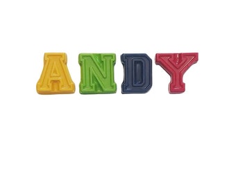 Name Crayons: Personalized Alphabet Letter Gift
