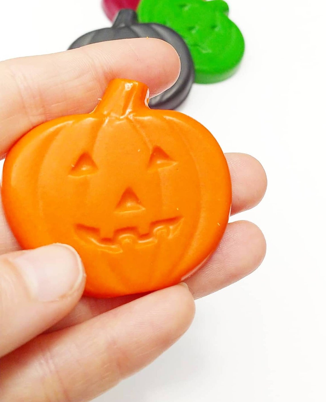 Halloween Crayons Pumpkin Crayons Halloween Birthday Etsy