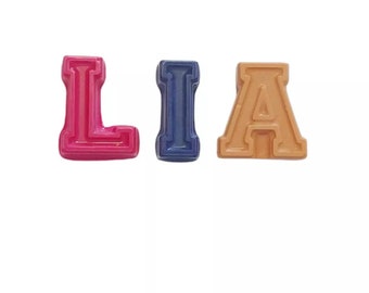 Personalized Name Crayons, ABC Alphabet Letter Crayons, Custom Gift