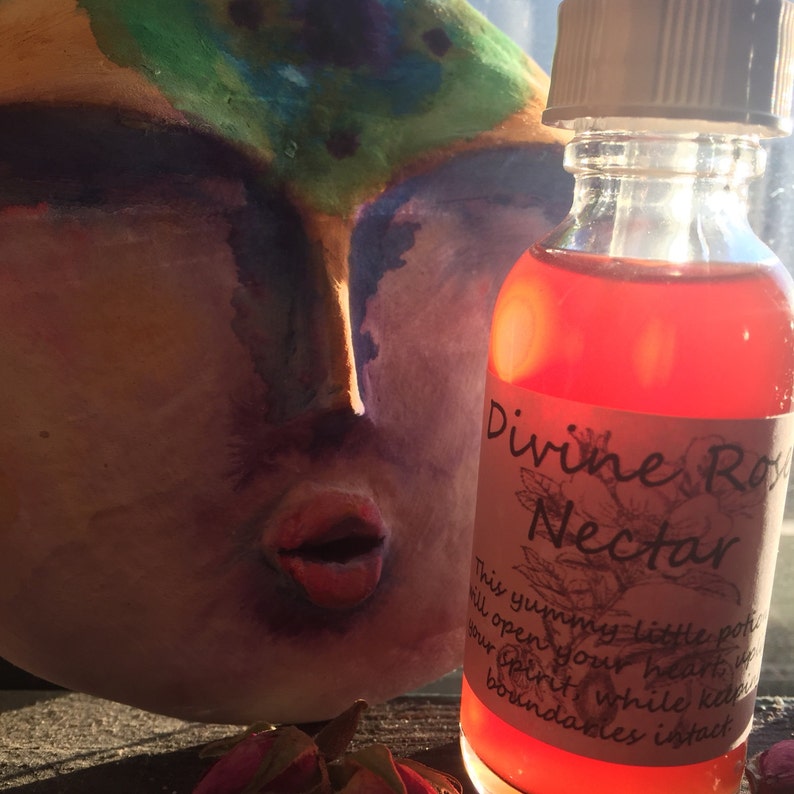 Divine Rose Nectar Love Elixir Heart Chakra Potion Rose - Etsy
