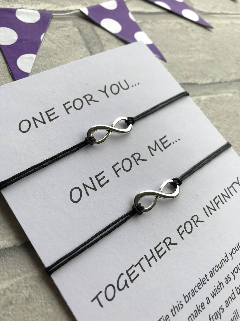 Infinity Wish Bracelet Infinity String Bracelet Love Etsy UK