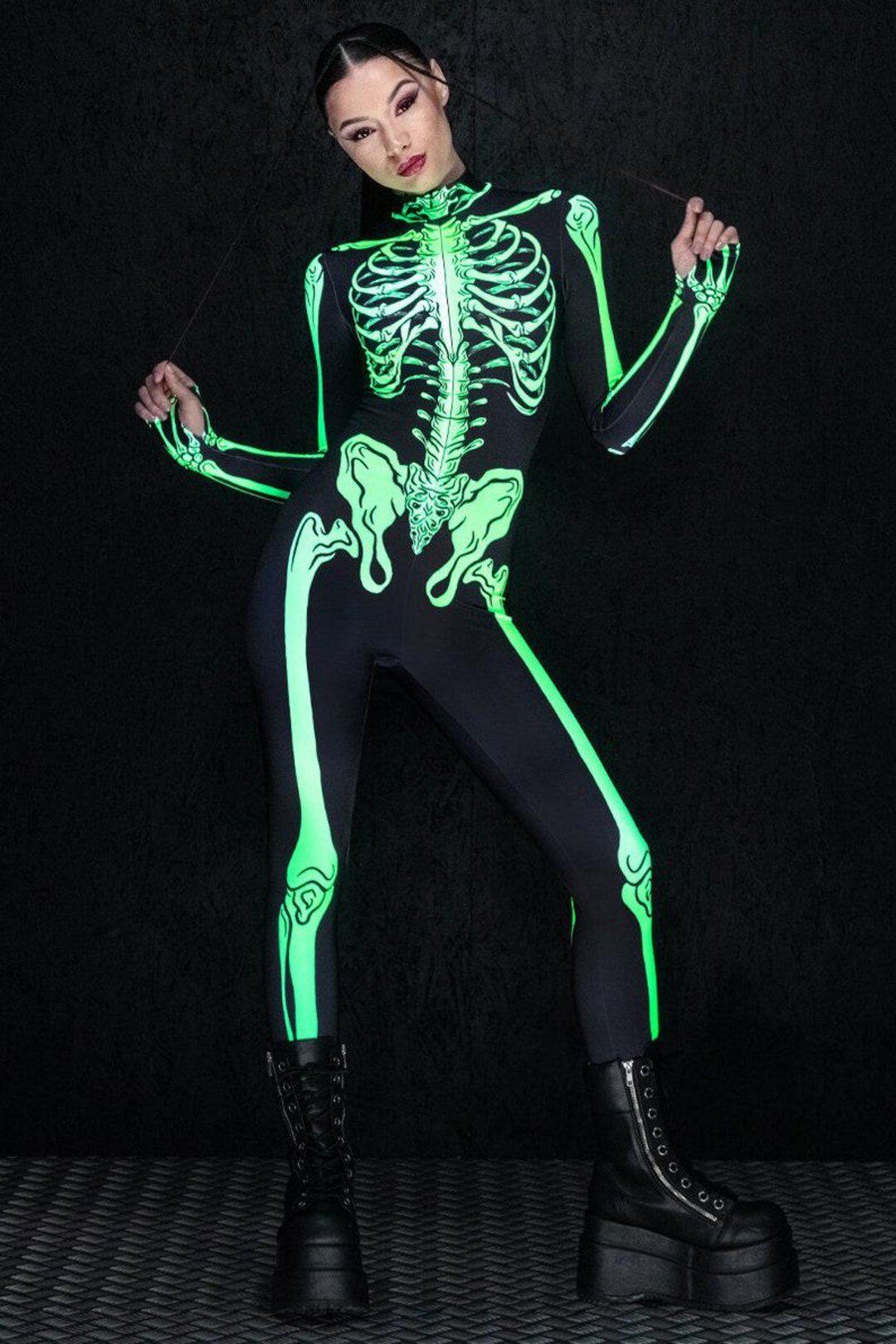 Neon Halloween Costumes, Glow in the Dark Costume, UV Light Costume ...