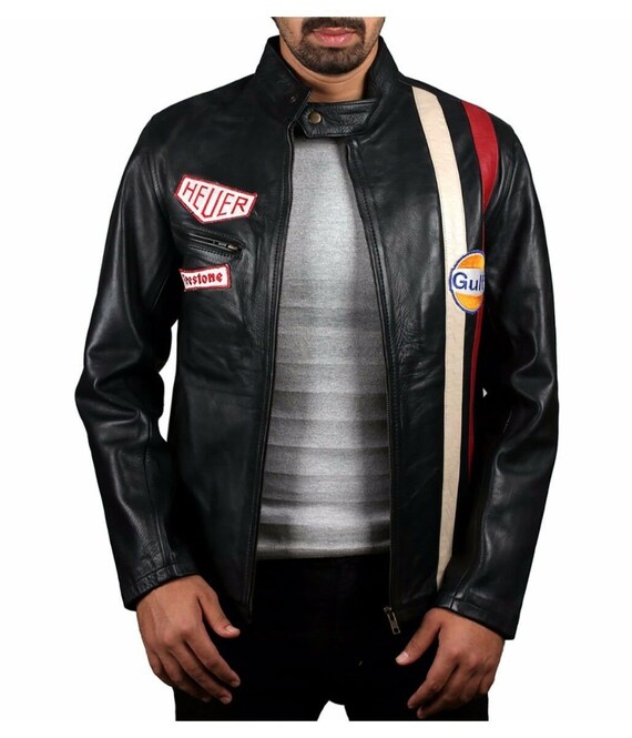 steve mcqueen le mans leather jacket
