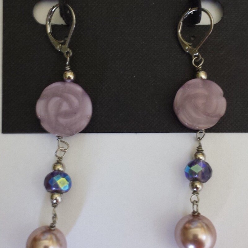 Boucles D'oreilles Cristal 2 Tons ViVI (ex Cookie Lee) - Or, Style Goutte - Neuf Avec étiquettes
