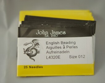 John James Beading Needles # 12  (25)