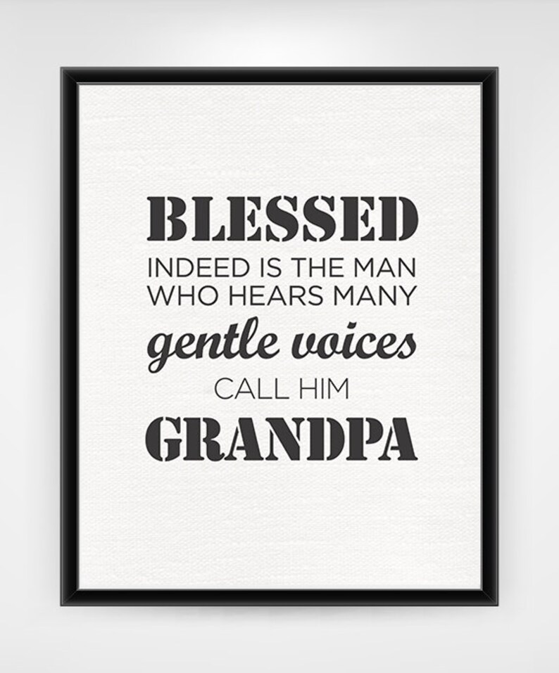 Download Father's Day gift PRINTABLE wall art grandpa gift idea | Etsy
