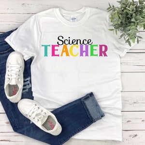 Science Teacher Shirt, Science Lover T-shirt, Science Shirt, Back To School, Teacher Gifts, Science Teacher Crew, Science Teacher Team